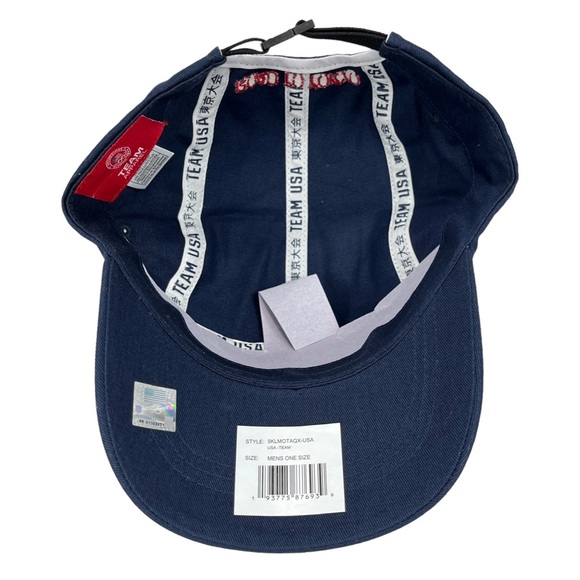 Team USA Olympic Tokyo Games 5 Panel Camper‎ Hat Adjustable Strap - Picture 8 of 10